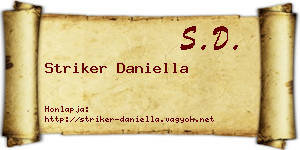 Striker Daniella névjegykártya